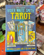 The Classic Rider Waite Smith Tarot Book and Card Deck featuring traditional tarot card artwork and guidebook for divination and spiritual readings.