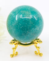 Amazonite Crystal Sphere 6cm – Truth, Calm & Heart Healing