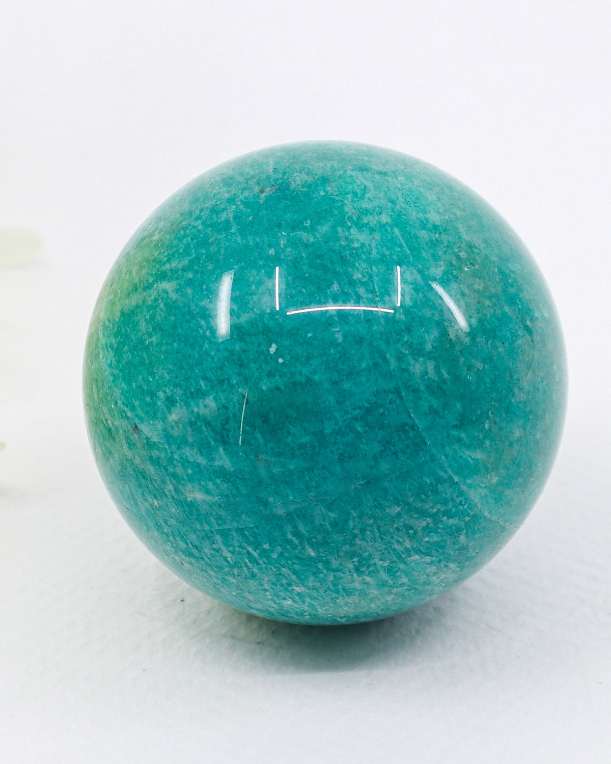 Amazonite Crystal Sphere 6cm – Truth, Calm & Heart Healing
