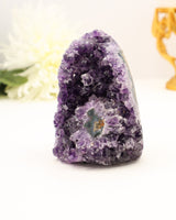Amethyst Druzy with Stalactite Feature | 13cm | 603g | Protection & Spiritual Insight