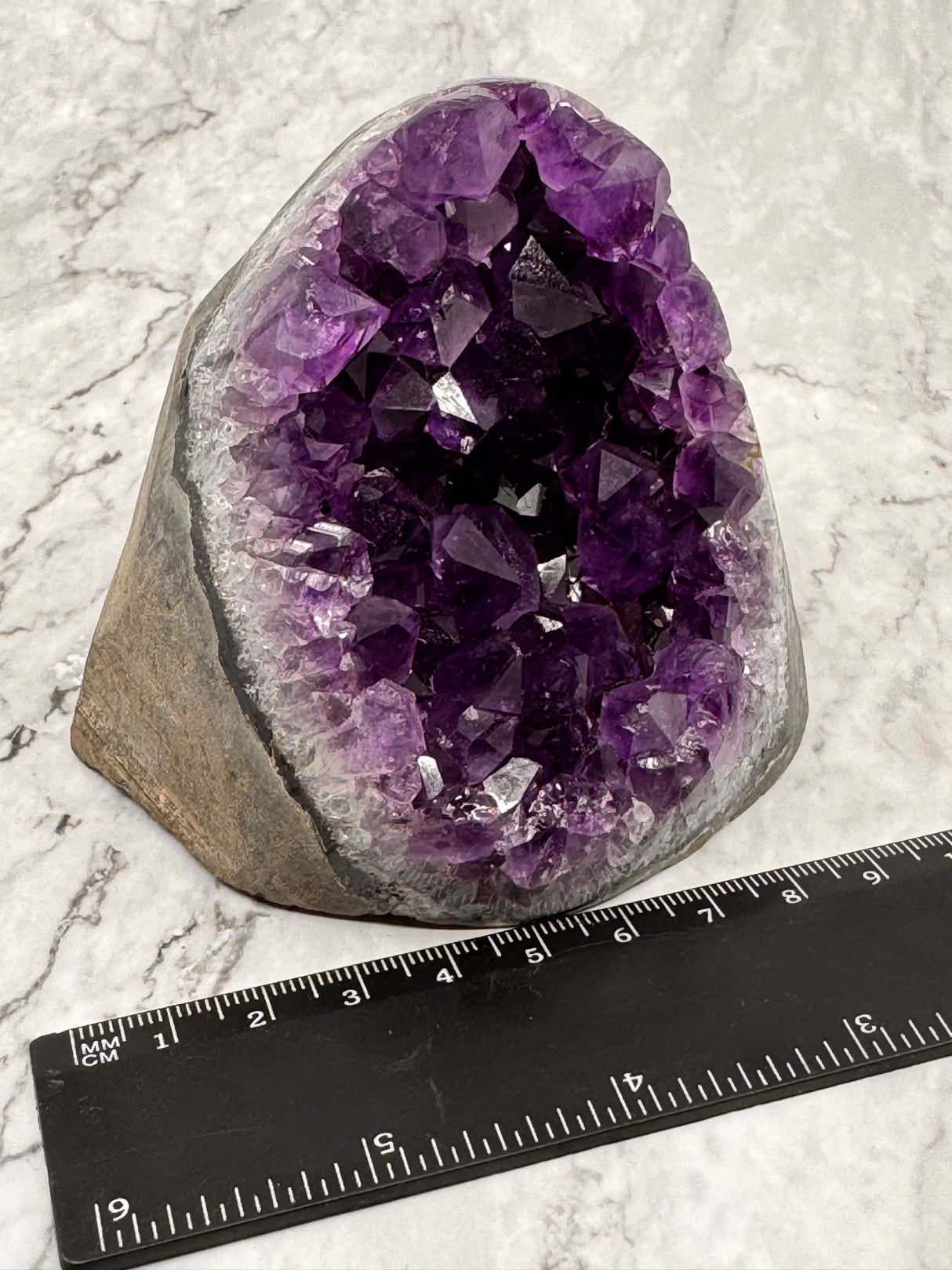 Amethyst Cluster 606g “I trust my intuition and allow it to guide me each day”
