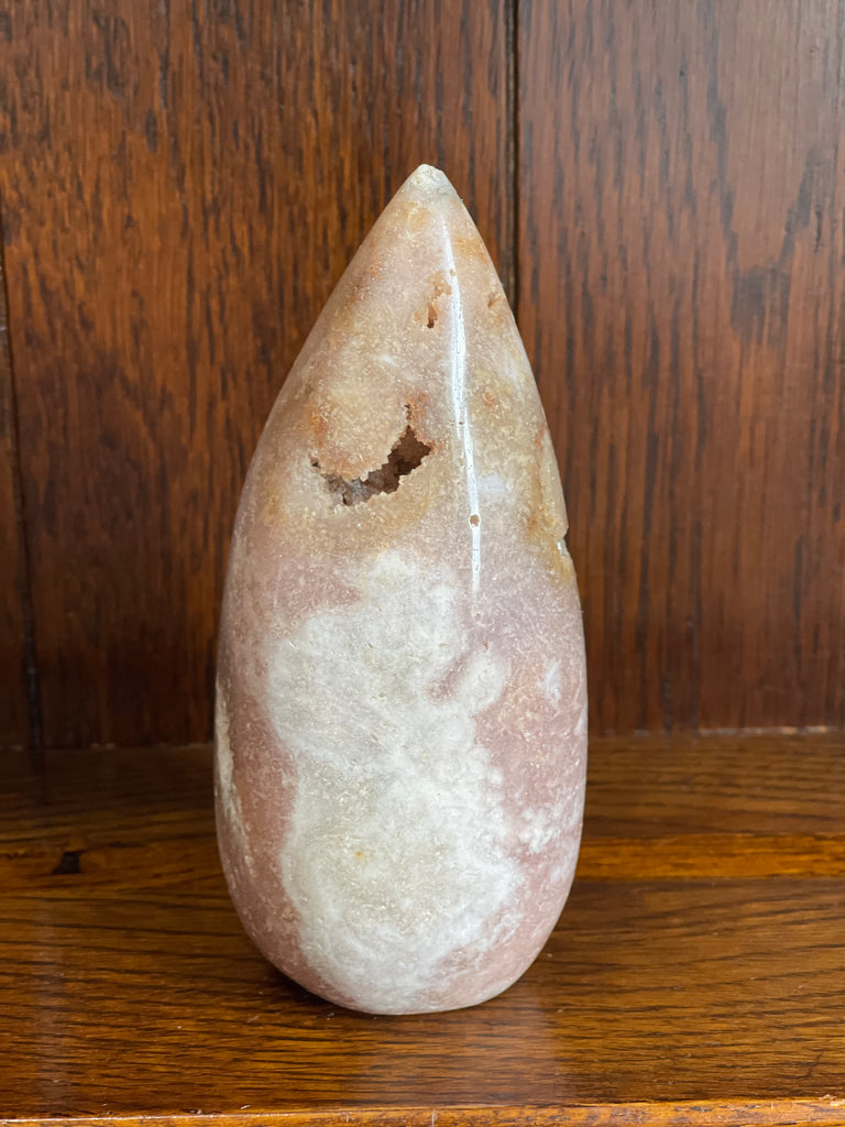 Pink Amethyst Freeform 855g - “ I am a strong and loving person”.