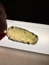 Moldavite Silver Pendant #17 5.76g- Transformation & Protection