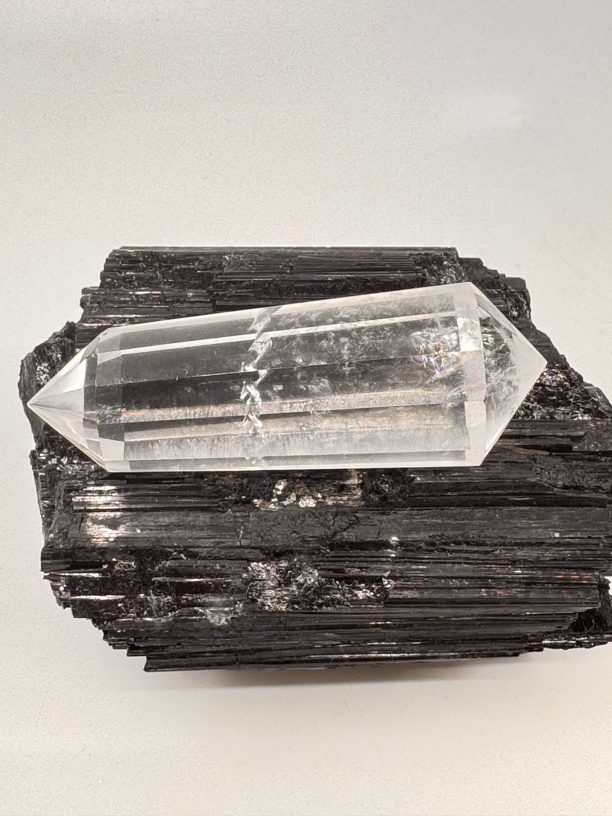 12-Sided Clear Quartz Vogel Wand – Master Healer and Light Encoder