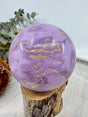 Phosphosiderite sphere 310 g – soft lavender crystal for serenity and spiritual growth – Inspired By 3 Crystals Australia.