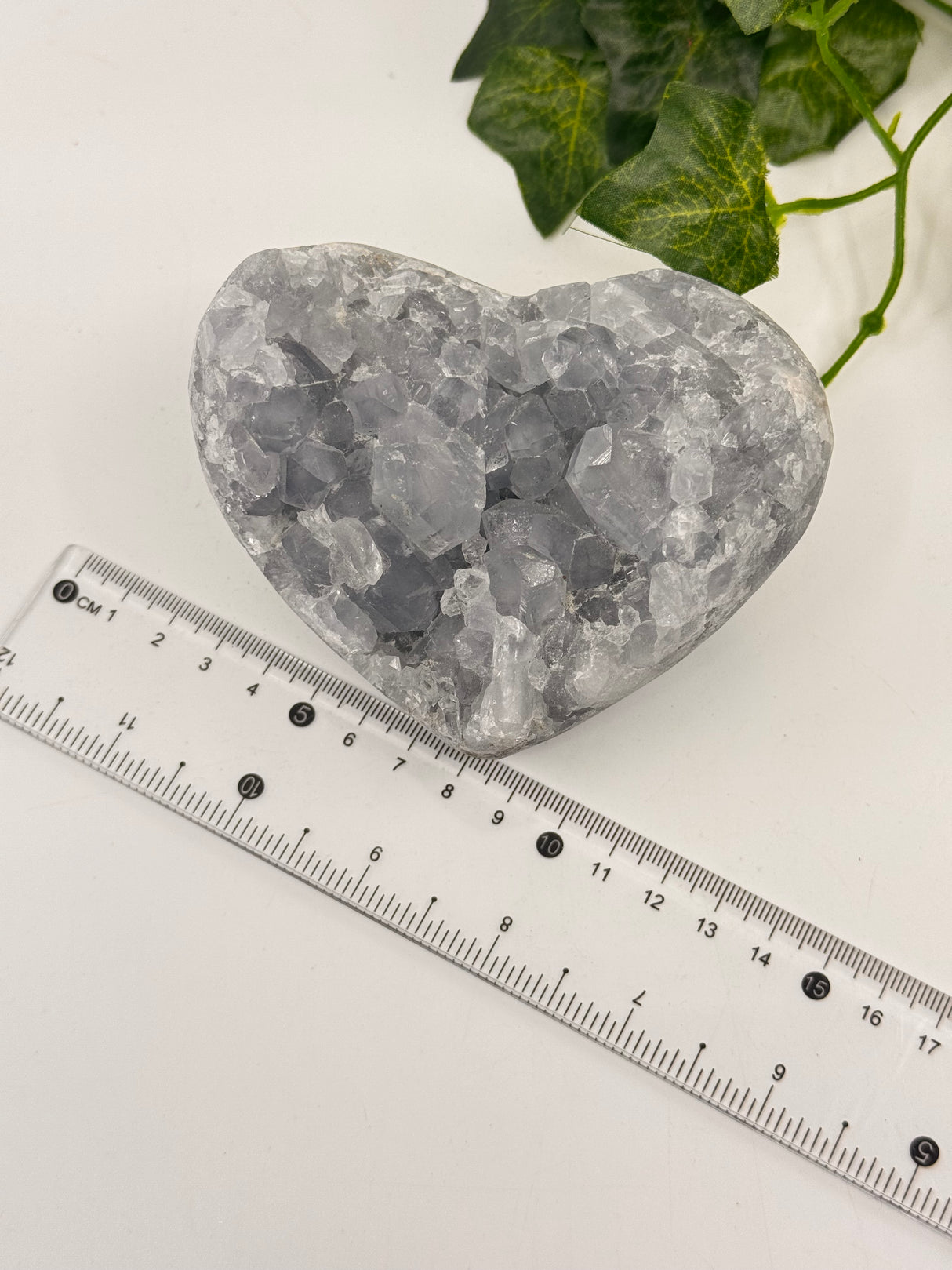 Celestite Heart 951g– Vessel of Divine Peace and Love