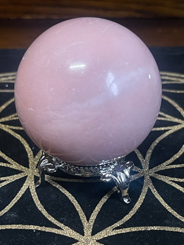 Pink Opal Sphere 230g #4 - Emotional Healing