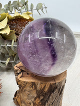 Amethyst Sphere 6cm – Calming Energy for Clarity, Focus & Inner Strength