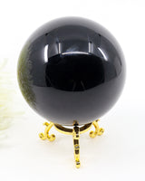 Black Obsidian Sphere 639g - Eternal Sentinel -8cm