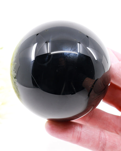 Black Obsidian Sphere 639g - Eternal Sentinel -8cm