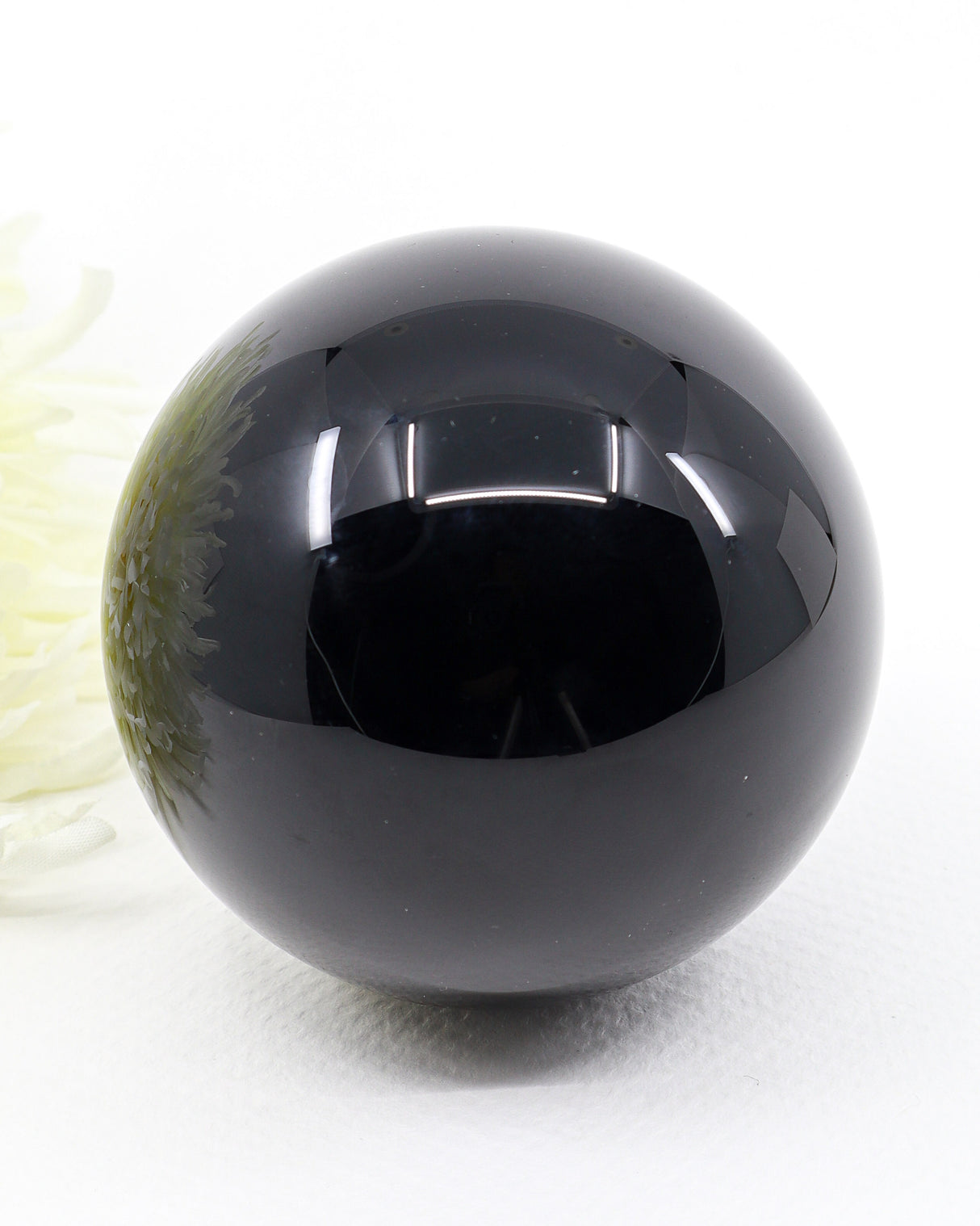 Black Obsidian Sphere 639g - Eternal Sentinel -8cm