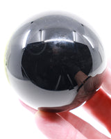 Black Obsidian Sphere 342g | Guardian's Mirror | 6.5cm