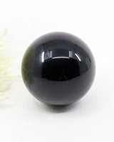 Black Obsidian Sphere 342g | Guardian's Mirror | 6.5cm