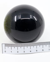 Black Obsidian Sphere 391g - Midnight Guardian 7cm