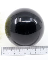 Black Obsidian Sphere 639g - Eternal Sentinel -8cm