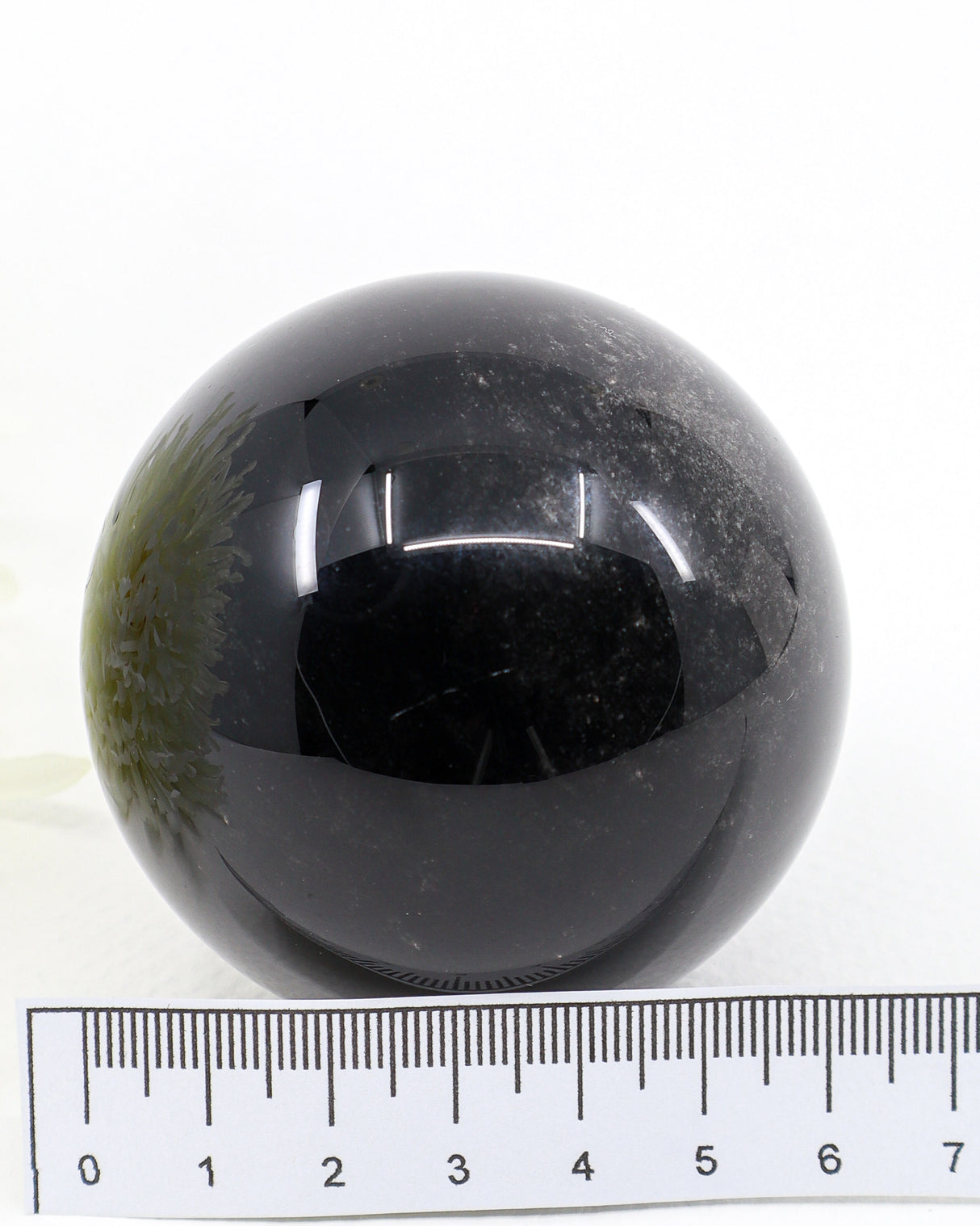 Black Obsidian Sphere 342g | Guardian's Mirror | 6.5cm