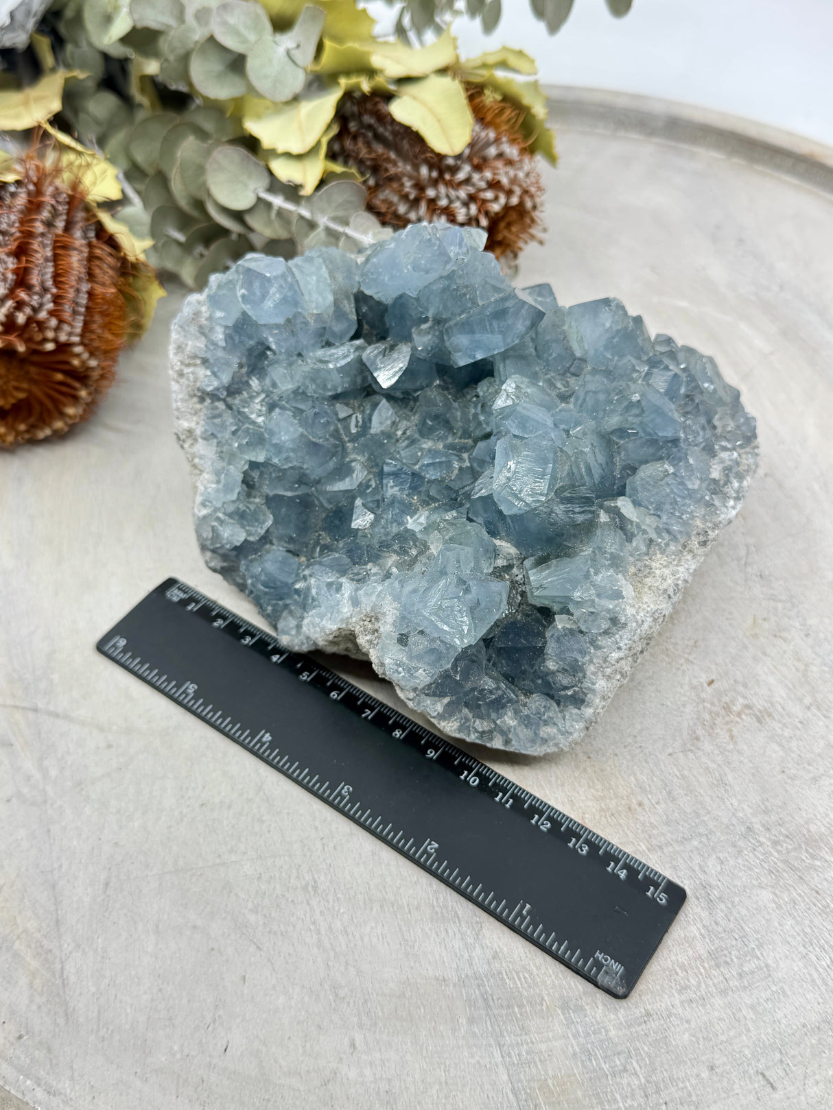 Celestite Cluster 2kg (15cm) – Stone of Angels, Peace & Tranquility