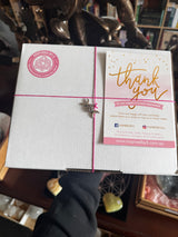 Mother Mary Protection & Grace Gift Box – Oracle, Rose Quartz Point & Smokeless Smudge Set