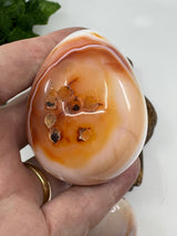 Carnelian Egg Carving  - "I am full of creative energy and new ideas."