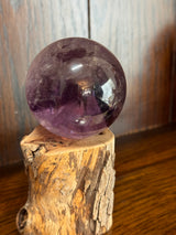 Amethyst Sphere 6cm – Calming Energy for Clarity, Focus & Inner Strength