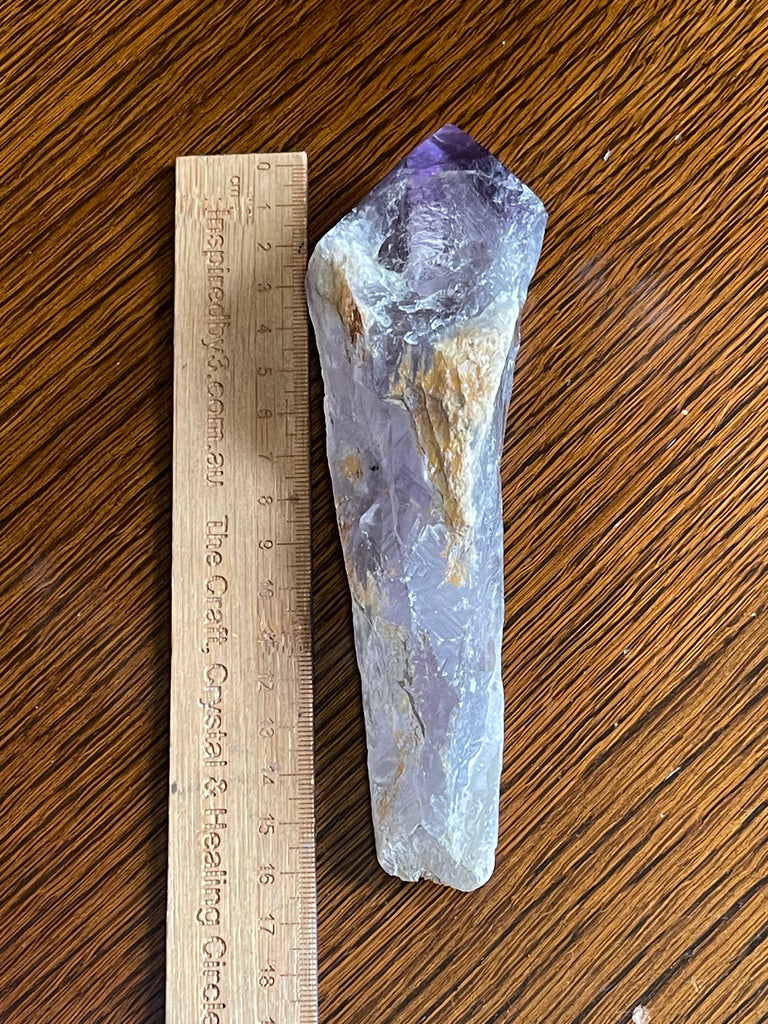 Amethyst Root Wand - Protection. Intuition.