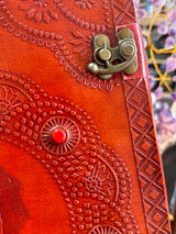 Mermaid Goddess Leather Journal | 33cm | Handmade Paper | Book of Shadows