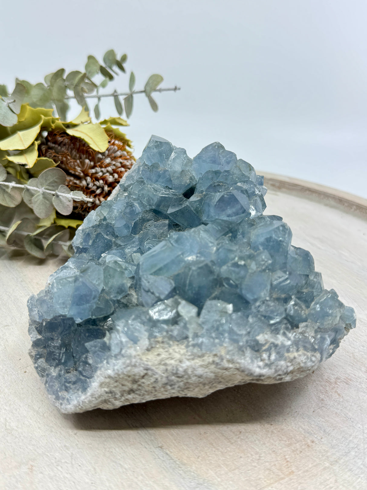 Celestite Cluster 2kg (15cm) – Stone of Angels, Peace & Tranquility