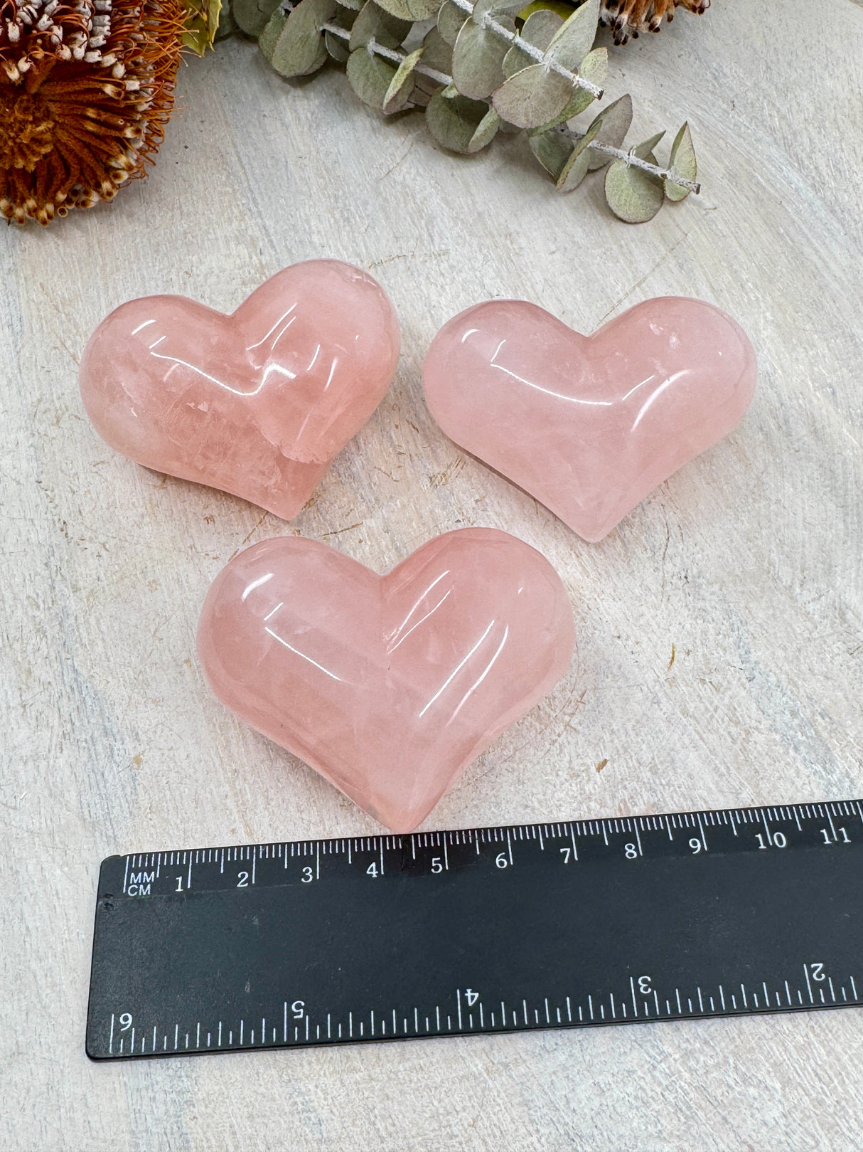 Rose Quartz Puffy Heart 120g (6x4.3cm) – Stone of Love, Compassion & Emotional Healing