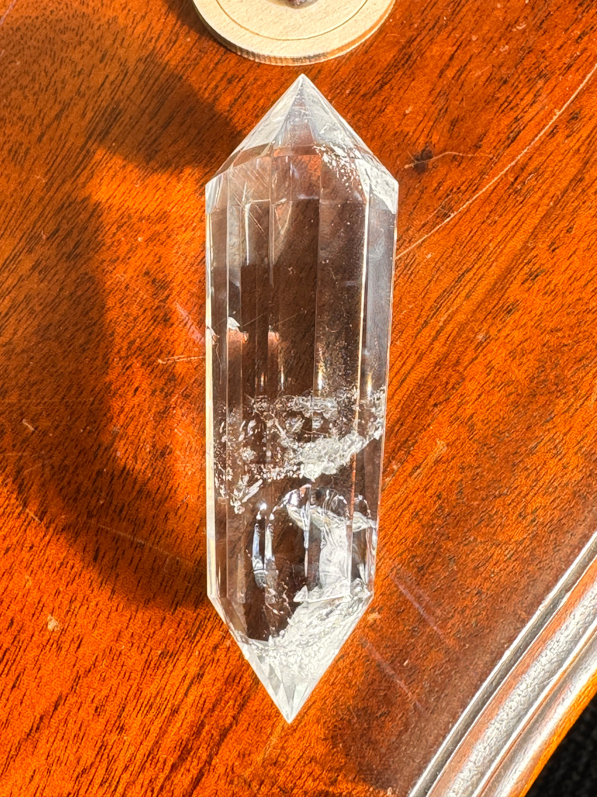 12-Sided Clear Quartz Vogel Wand – Master Healer and Light Encoder