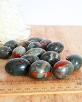Bloodstone Crystal Eggs | Approx. 3–4cm | Courage & Vitality