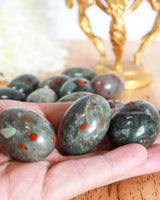 Bloodstone Crystal Eggs | Approx. 3–4cm | Courage & Vitality