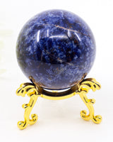 Sodalite Sphere – Deep Blue Crystal Sphere 155g