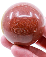 Red Jasper Sphere – The Stone of Strength & Grounding | Approx. 5cm