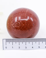 Red Jasper Sphere – The Stone of Strength & Grounding | Approx. 5cm