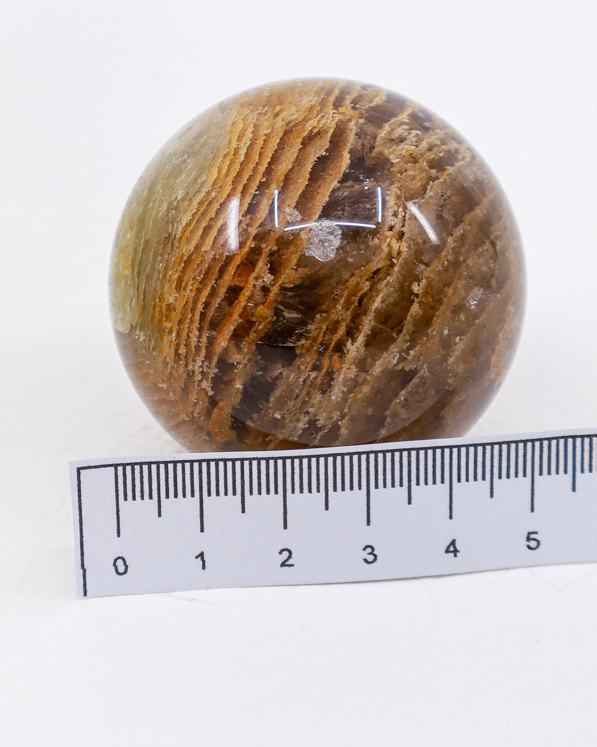 Garden Quartz Sphere – Lodolite | Scenic Inclusion Quartz | 194g