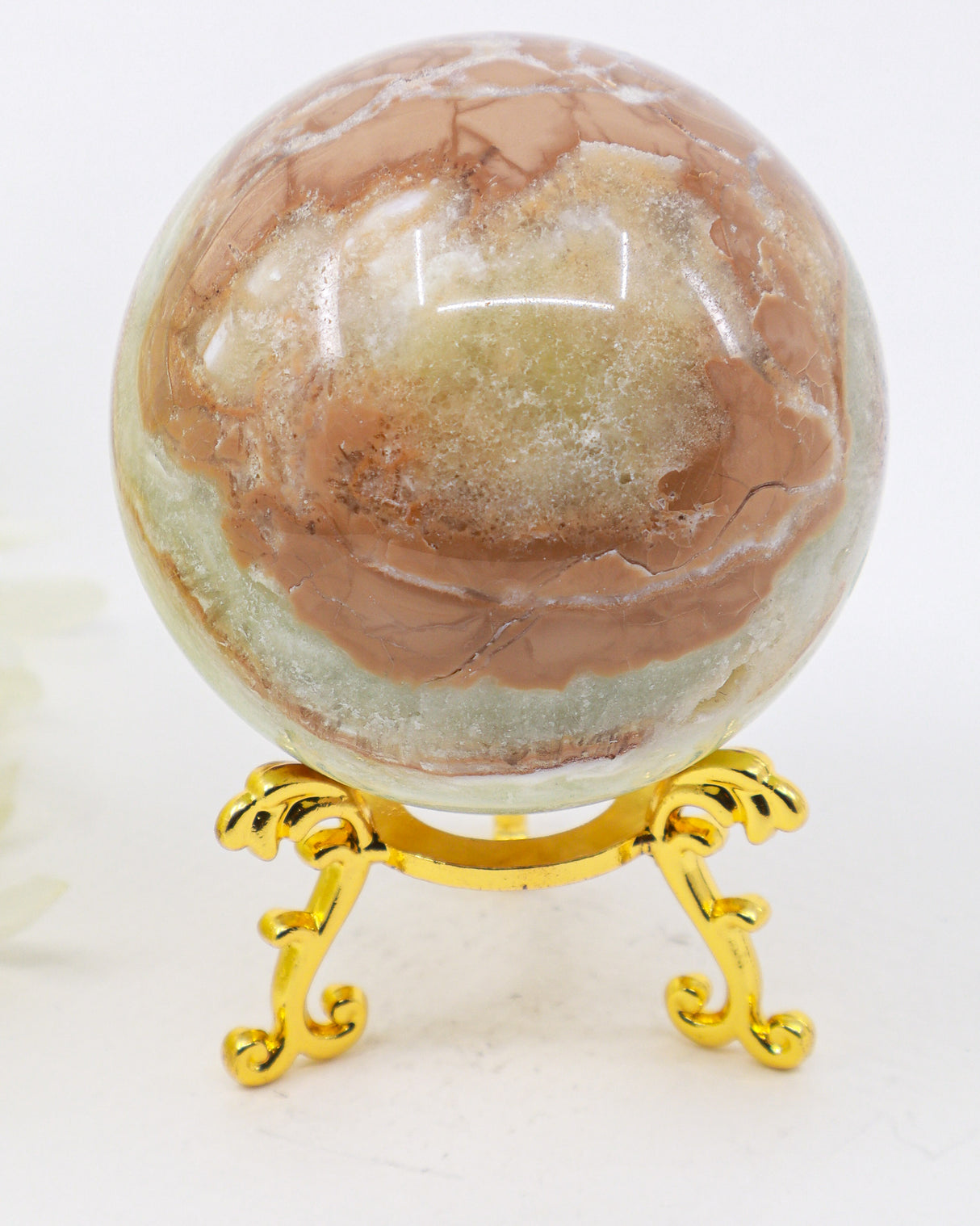 Caribbean Calcite Sphere – Ocean Dreaming | 443g