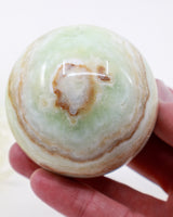 Caribbean Calcite Sphere – Ocean Dreaming | 443g