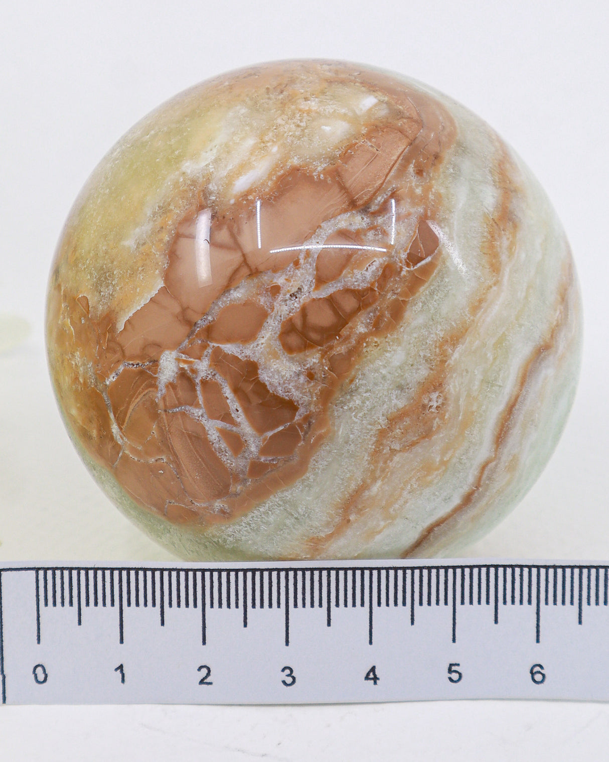 Caribbean Calcite Sphere – Ocean Dreaming | 443g
