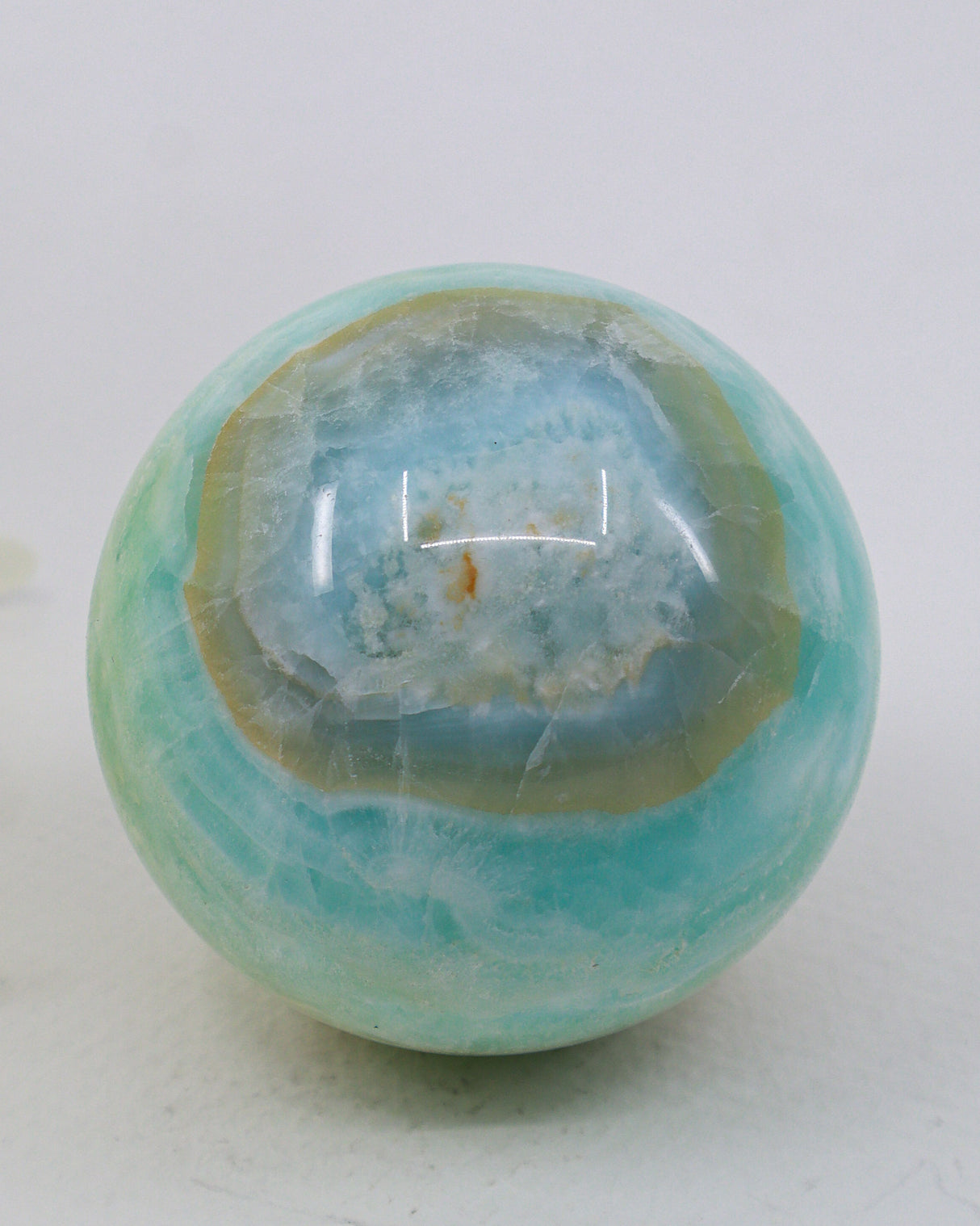 Caribbean Calcite Sphere – Sea of Serenity | 339g