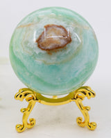Caribbean Calcite Sphere – Tidal Sanctuary | 276g