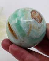 Caribbean Calcite Sphere – Tidal Sanctuary | 276g