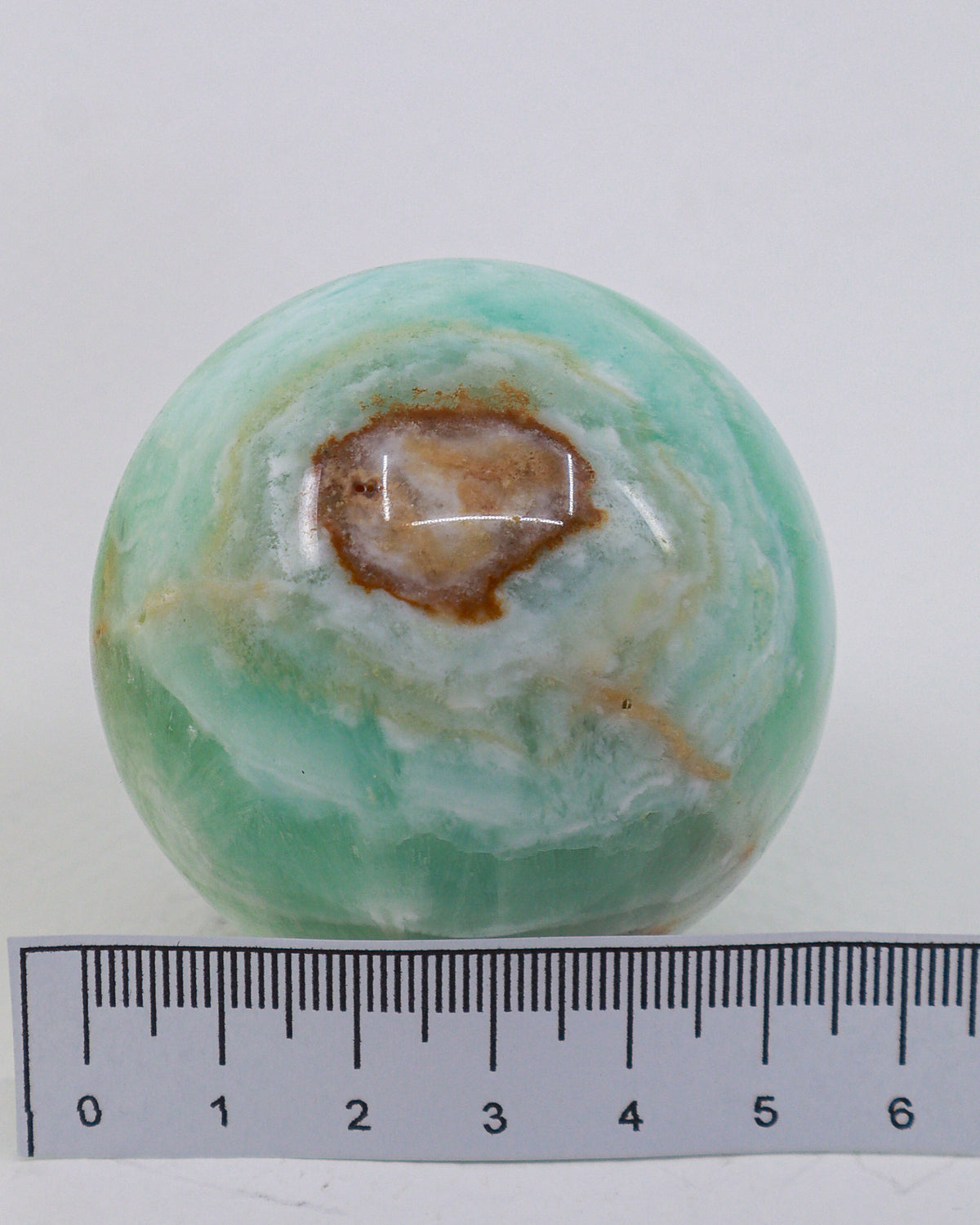 Caribbean Calcite Sphere – Tidal Sanctuary | 276g
