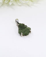 Moldavite Pendant | 2.82g Serling Silver .925 | Czech Republic