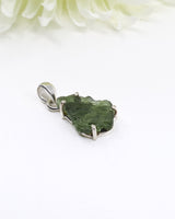 Moldavite Pendant | 2.82g Serling Silver .925 | Czech Republic