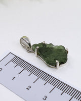 Moldavite Pendant | 2.82g Serling Silver .925 | Czech Republic