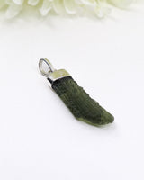 Moldavite Pendant | 2.82g Sterling Silver .925 | Czech Republic