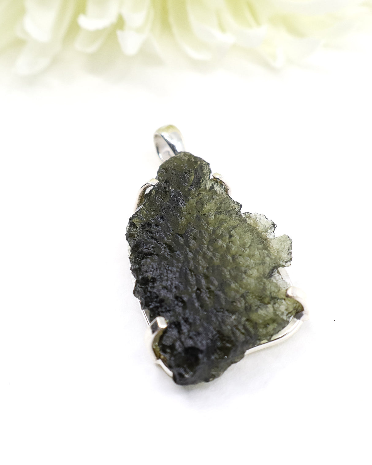 Moldavite Pendant | 7.78g | Soul Awakening & Cosmic Evolution