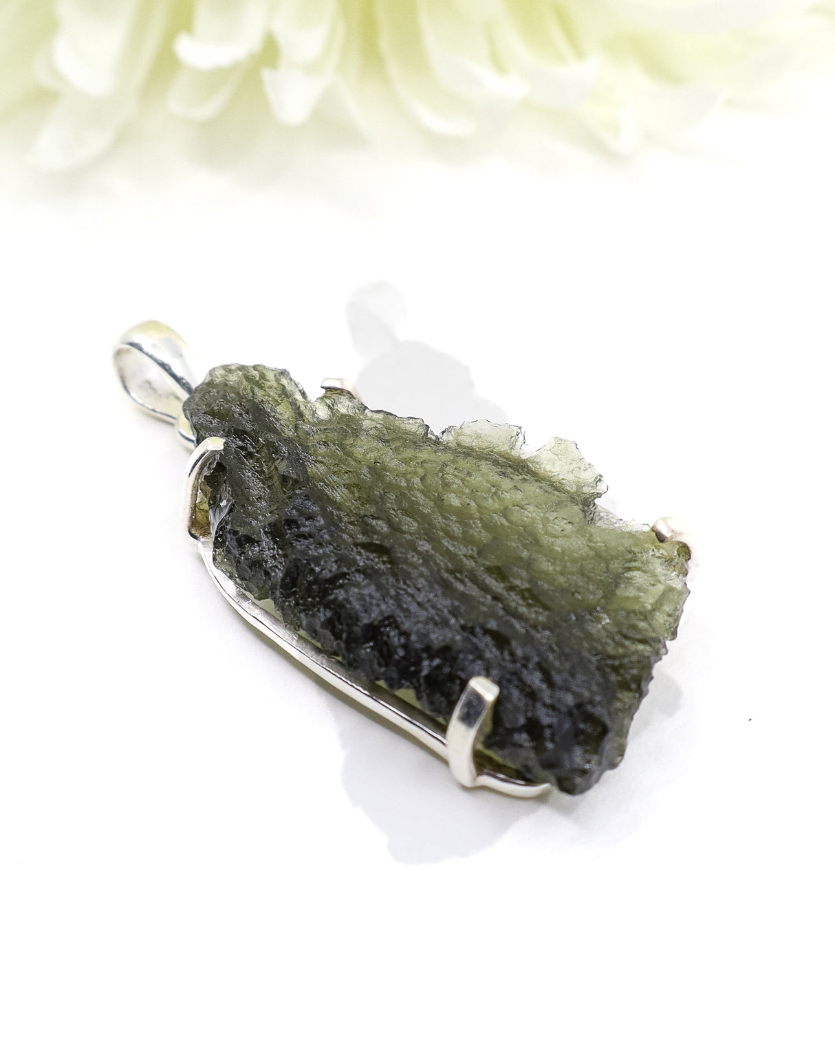 Moldavite Pendant | 7.78g | Soul Awakening & Cosmic Evolution