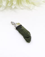 Moldavite Pendant | 2.82g Sterling Silver .925 | Czech Republic