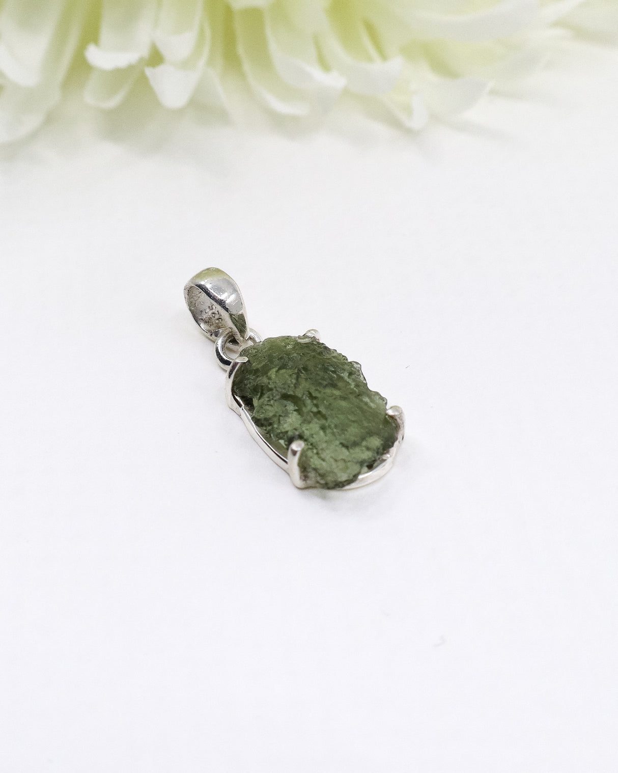 Moldavite Pendant | 2.28g | Spiritual Growth & Soul Transformation